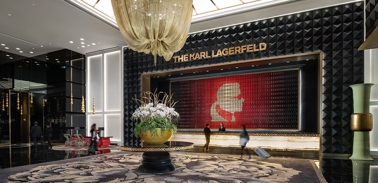 the karl lagaerfeld lobby